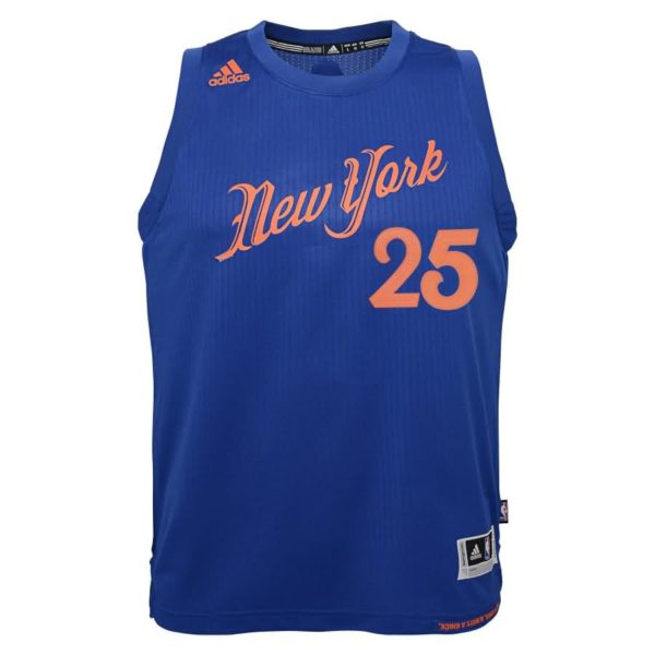 Derrick Rose New York Knicks adidas Youth 2016 Christmas Day Swingman Jersey - Royal