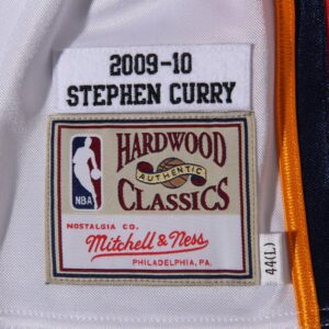 Stephen Curry Golden State Warriors Mitchell & Ness Hardwood Classics 2009-10 Home Authentic Jersey - White