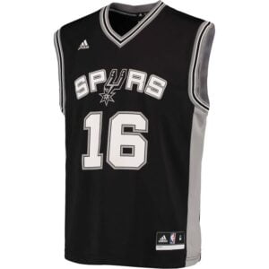 Pau Gasol San Antonio Spurs adidas Road Replica Jersey - Black