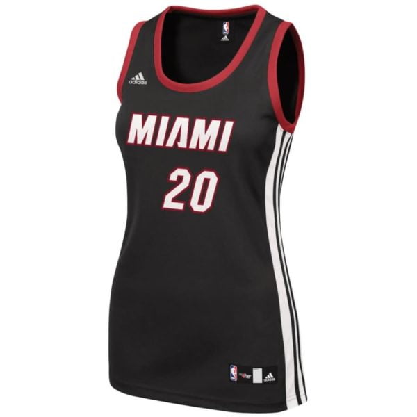 Justise Winslow Miami Heat adidas Women's Replica Jersey - Black