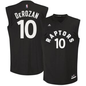 DeMar DeRozan Toronto Raptors adidas Fashion Replica Jersey - Black