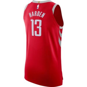 James Harden Houston Rockets Nike Authentic Jersey Red - Icon Edition