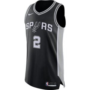Kawhi Leonard San Antonio Spurs Nike Authentic Jersey Black - Icon Edition