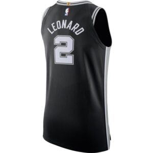Kawhi Leonard San Antonio Spurs Nike Authentic Jersey Black - Icon Edition
