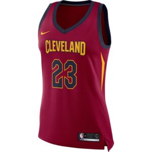 LeBron James Cleveland Cavaliers Nike Women's Swingman Jersey Wine - Icon Edition