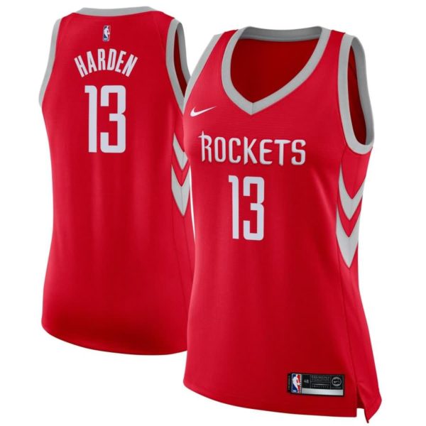 James Harden Houston Rockets Nike Women's Swingman Jersey Red - Icon Edition