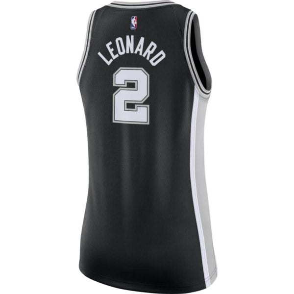 Kawhi Leonard San Antonio Spurs Nike Women's Swingman Jersey Black - Icon Edition