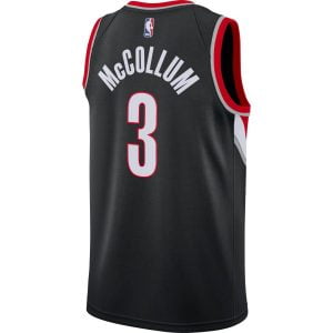C.J. McCollum Portland Trail Blazers Nike Swingman Jersey Black - Icon Edition