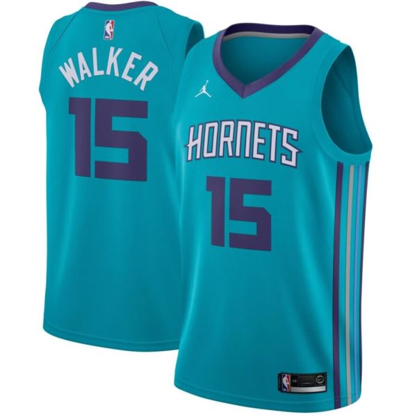Kemba Walker Charlotte Hornets Jordan Brand Swingman Jersey Teal - Icon Edition