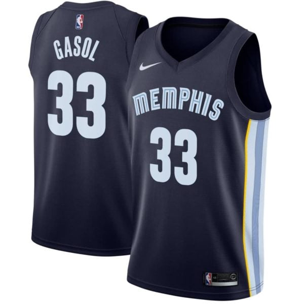 Marc Gasol Memphis Grizzlies Nike Swingman Jersey Navy - Icon Edition