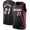 Hassan Whiteside Miami Heat Nike Swingman Jersey Black - Icon Edition