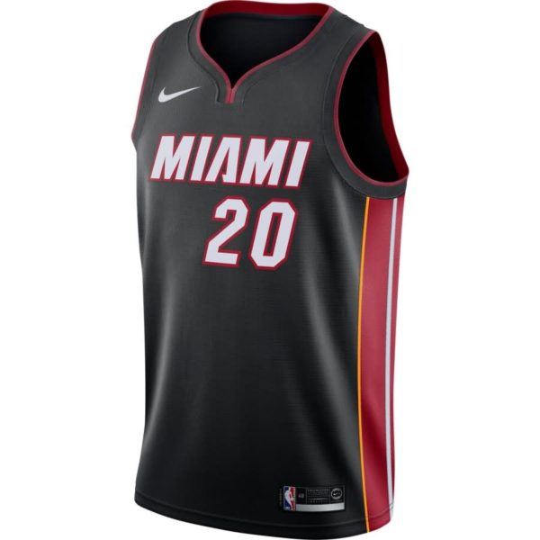 Justise Winslow Miami Heat Nike Swingman Jersey Black - Icon Edition