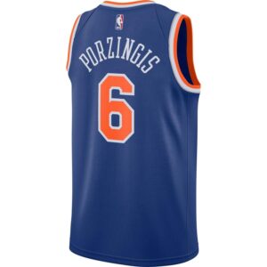 Kristaps Porzingis New York Knicks Nike Swingman Jersey Blue - Icon Edition