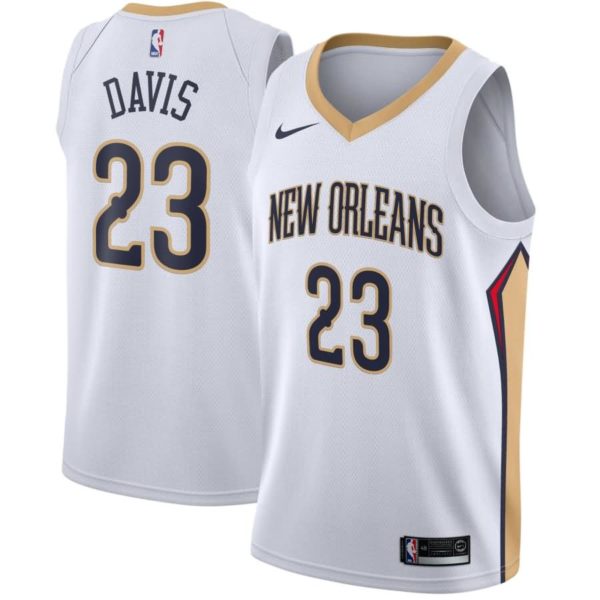 Anthony Davis New Orleans Pelicans Nike Swingman Jersey White - Association Edition