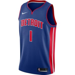 Reggie Jackson Detroit Pistons Nike Swingman Jersey Blue - Icon Edition