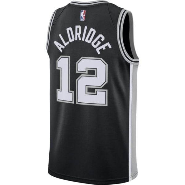 LaMarcus Aldridge San Antonio Spurs Nike Swingman Jersey Black - Icon Edition