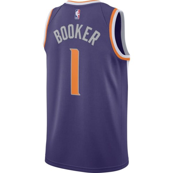 Devin Booker Phoenix Suns Nike Swingman Jersey Purple - Icon Edition