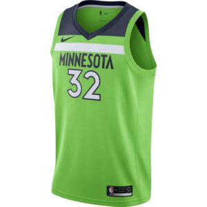 Karl-Anthony Towns Minnesota Timberwolves Nike Swingman Jersey - Statement Edition - Green