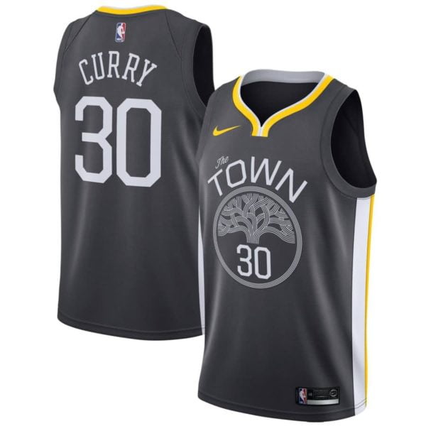 Stephen Curry Golden State Warriors Nike Swingman Jersey - Statement Edition - Black