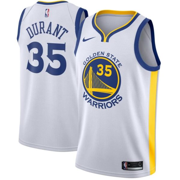 Kevin Durant Golden State Warriors Nike Swingman Jersey White - Association Edition