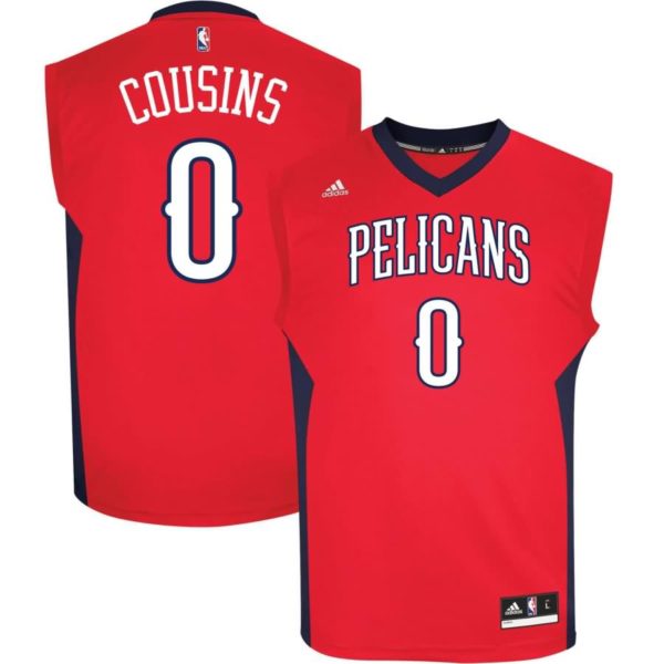 DeMarcus Cousins New Orleans Pelicans adidas Alternate Replica Jersey - Red