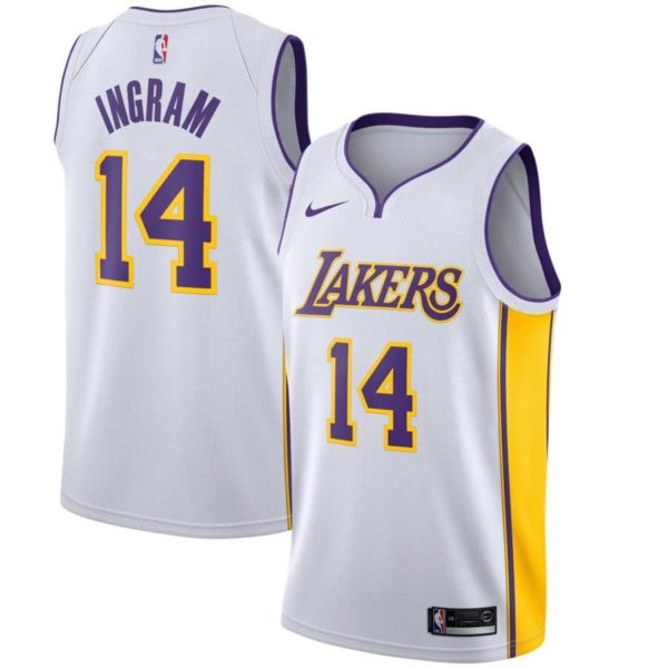 Brandon Ingram Los Angeles Lakers Nike Swingman Jersey White - Association Edition