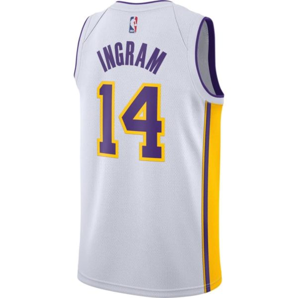 Brandon Ingram Los Angeles Lakers Nike Swingman Jersey White - Association Edition