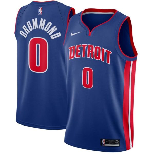 Andre Drummond Detroit Pistons Nike Swingman Jersey Blue - Icon Edition