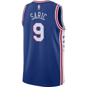 Dario Saric Philadelphia 76ers Nike Swingman Jersey Blue - Icon Edition