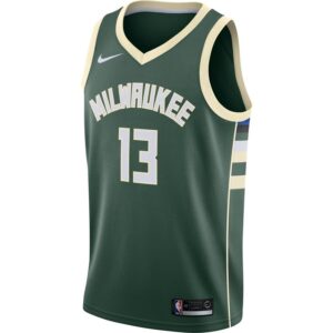 Malcolm Brogdon Milwaukee Bucks Nike Swingman Jersey Green - Icon Edition