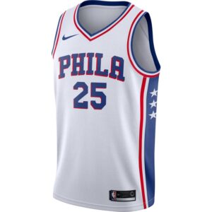 Ben Simmons Philadelphia 76ers Nike Swingman Jersey White - Association Edition