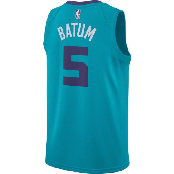 Nicolas Batum Charlotte Hornets Jordan Brand Swingman Jersey Teal - Icon Edition