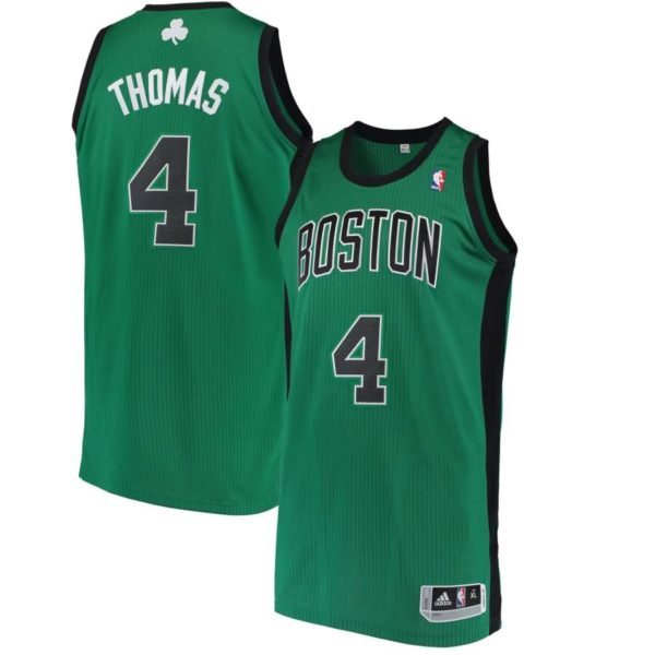 Isaiah Thomas Boston Celtics adidas Alternate Finished Authentic Jersey - Kelly Green