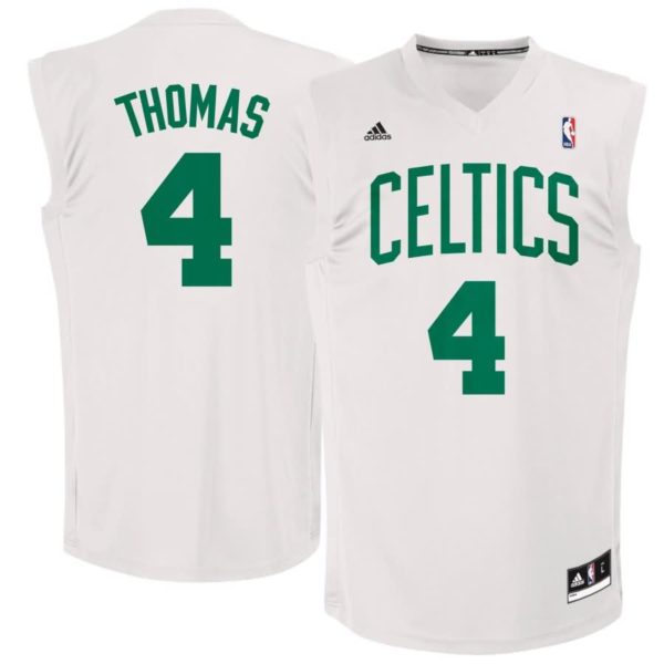 Isaiah Thomas Boston Celtics adidas Chase Fashion Replica Jersey - White
