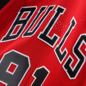 Dennis Rodman Chicago Bulls Mitchell & Ness 1997-98 Hardwood Classics Swingman Jersey - Red