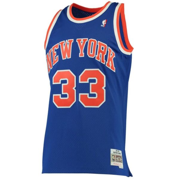 Patrick Ewing New York Knicks Mitchell & Ness 1991-92 Hardwood Classics Swingman Jersey - Blue