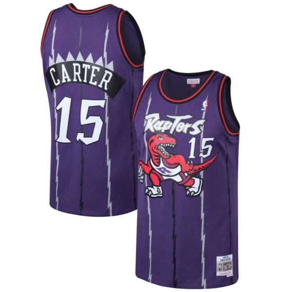 Vince Carter Toronto Raptors Mitchell & Ness 1998-99 Hardwood Classics Swingman Jersey - Purple
