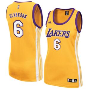 Jordan Clarkson Los Angeles Lakers adidas Women's Home Replica Jersey - Gold