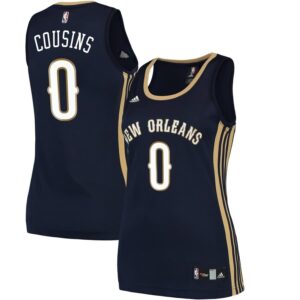 DeMarcus Cousins New Orleans Pelicans adidas Women's Road Replica Jersey - Navy