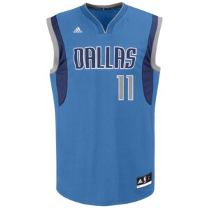 Yogi Ferrell Dallas Mavericks adidas Road Replica Jersey - Blue