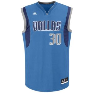 Seth Curry Dallas Mavericks adidas Road Replica Jersey - Blue
