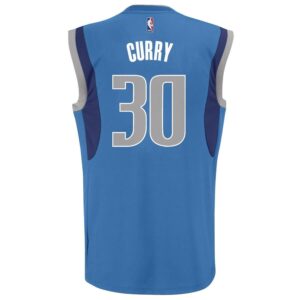 Seth Curry Dallas Mavericks adidas Road Replica Jersey - Blue