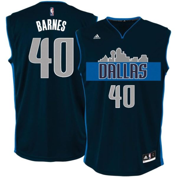 Harrison Barnes Dallas Mavericks adidas Alternate Replica Jersey - Navy