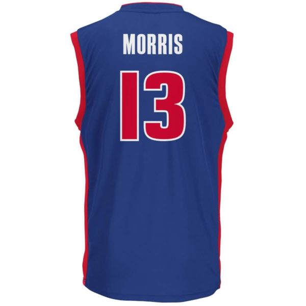 Marcus Morris Detroit Pistons adidas Road Replica Jersey - Royal