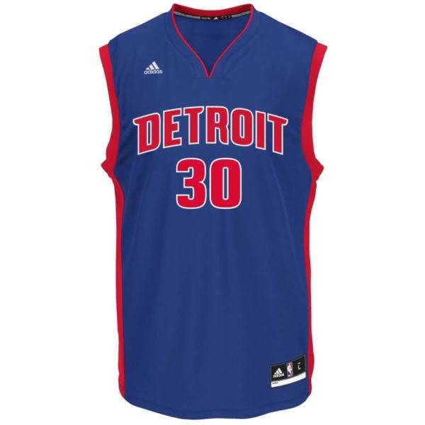 Jon Leuer Detroit Pistons adidas Road Replica Jersey - Royal