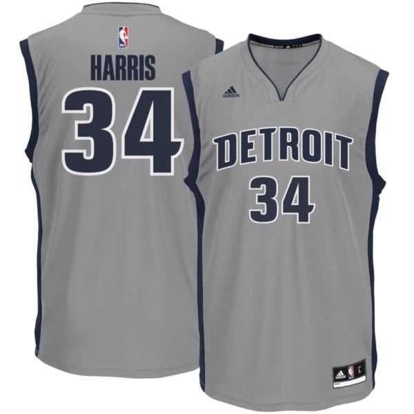 Tobias Harris Detroit Pistons adidas Alternate Replica Jersey - Gray