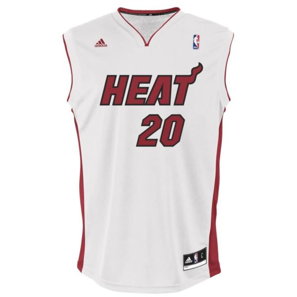 Justise Winslow Miami Heat adidas Home Replica Jersey - White