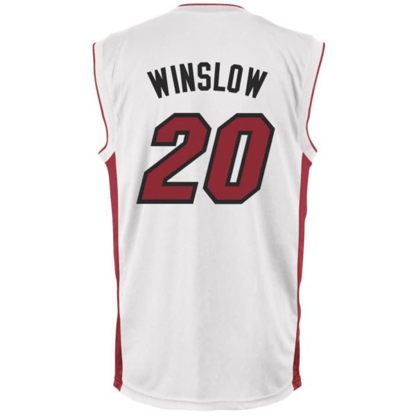 Justise Winslow Miami Heat adidas Home Replica Jersey - White