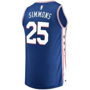 Ben Simmons Philadelphia 76ers Fanatics Branded Youth Fast Break Replica Jersey Royal - Icon Edition