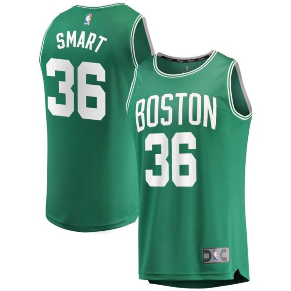 Marcus Smart Boston Celtics Fanatics Branded Youth Fast Break Replica Jersey Green - Icon Edition
